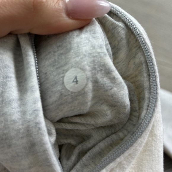 Lululemon On The Double Pullover Sweater Heathered White / Heathered White - Picture 7 of 16